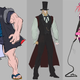 More unused costume designs.